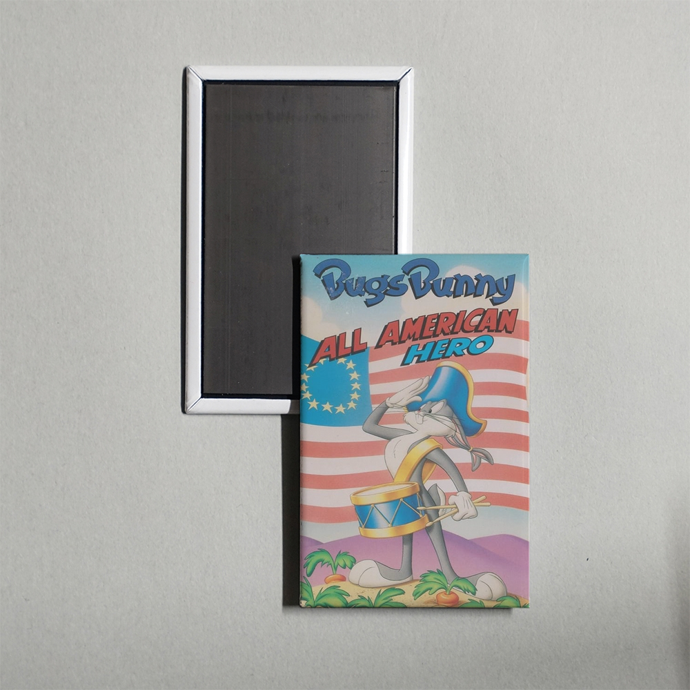 Bugs Bunny All American Hero Mini Movie Fridge Magnet