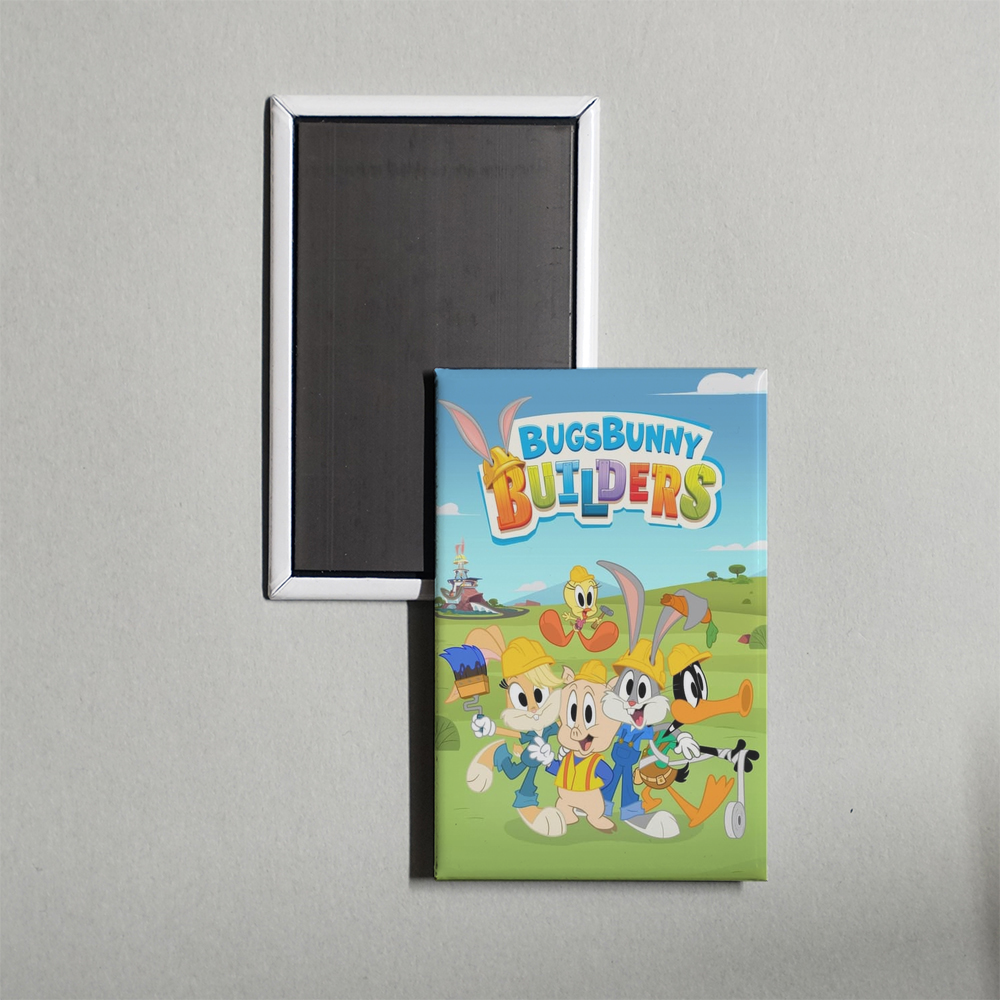Bugs Bunny Builders TV Show Fridge Magnet