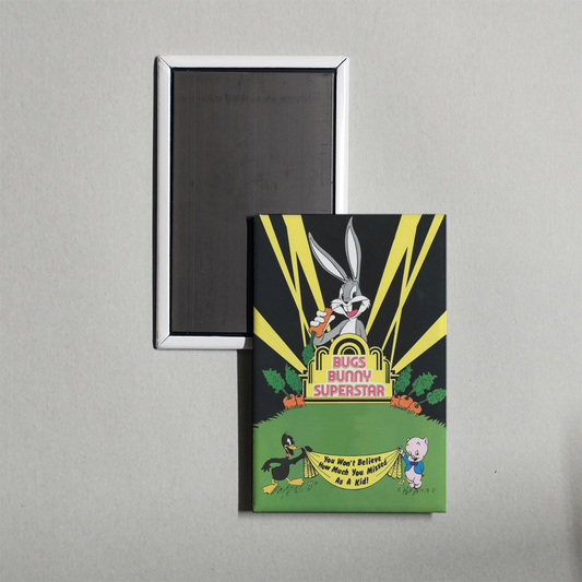Bugs Bunny Superstar Mini Movie Fridge Magnet