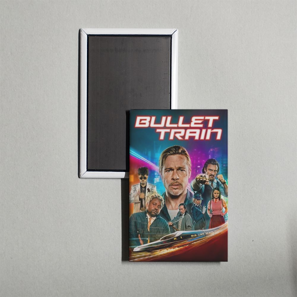 Bullet Train Mini Movie Fridge Magnet