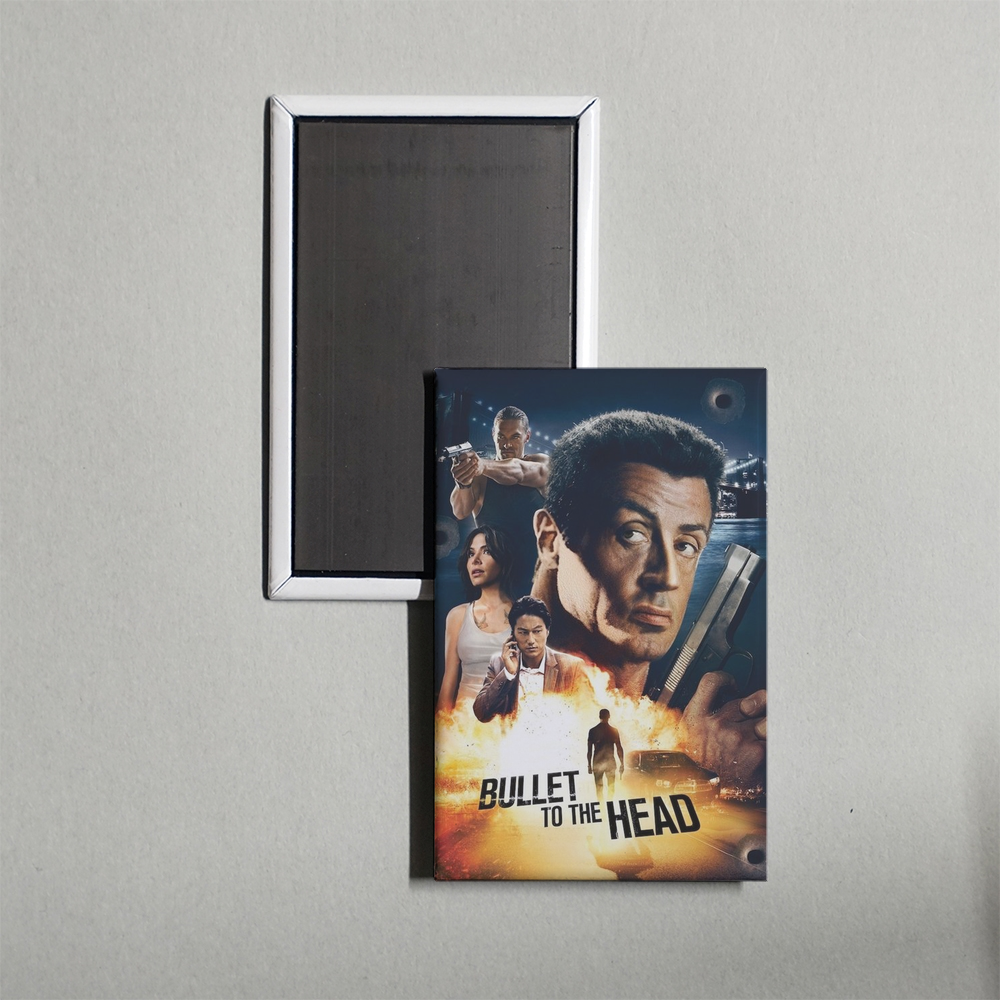 Bullet to the Head Mini Movie Fridge Magnet