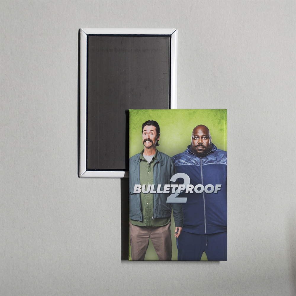 Bulletproof 2 Mini Movie Fridge Magnet