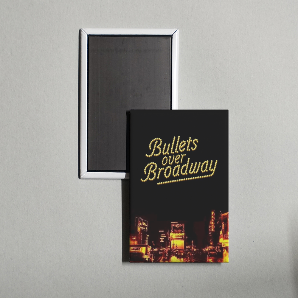 Bullets Over Broadway Mini Movie Fridge Magnet