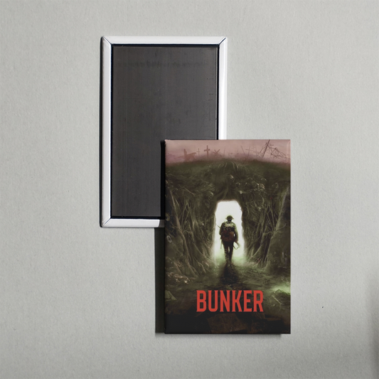 Bunker Mini Movie Fridge Magnet
