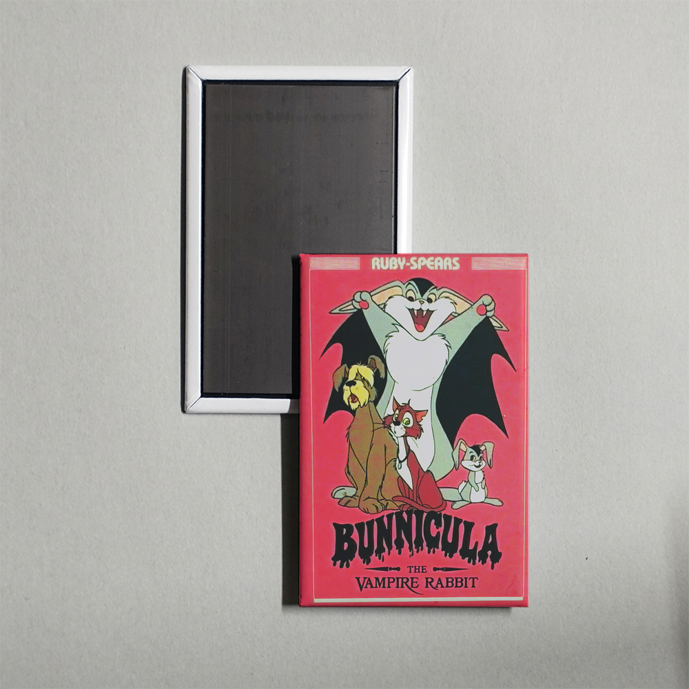 Bunnicula, the Vampire Rabbit Mini Movie Fridge Magnet