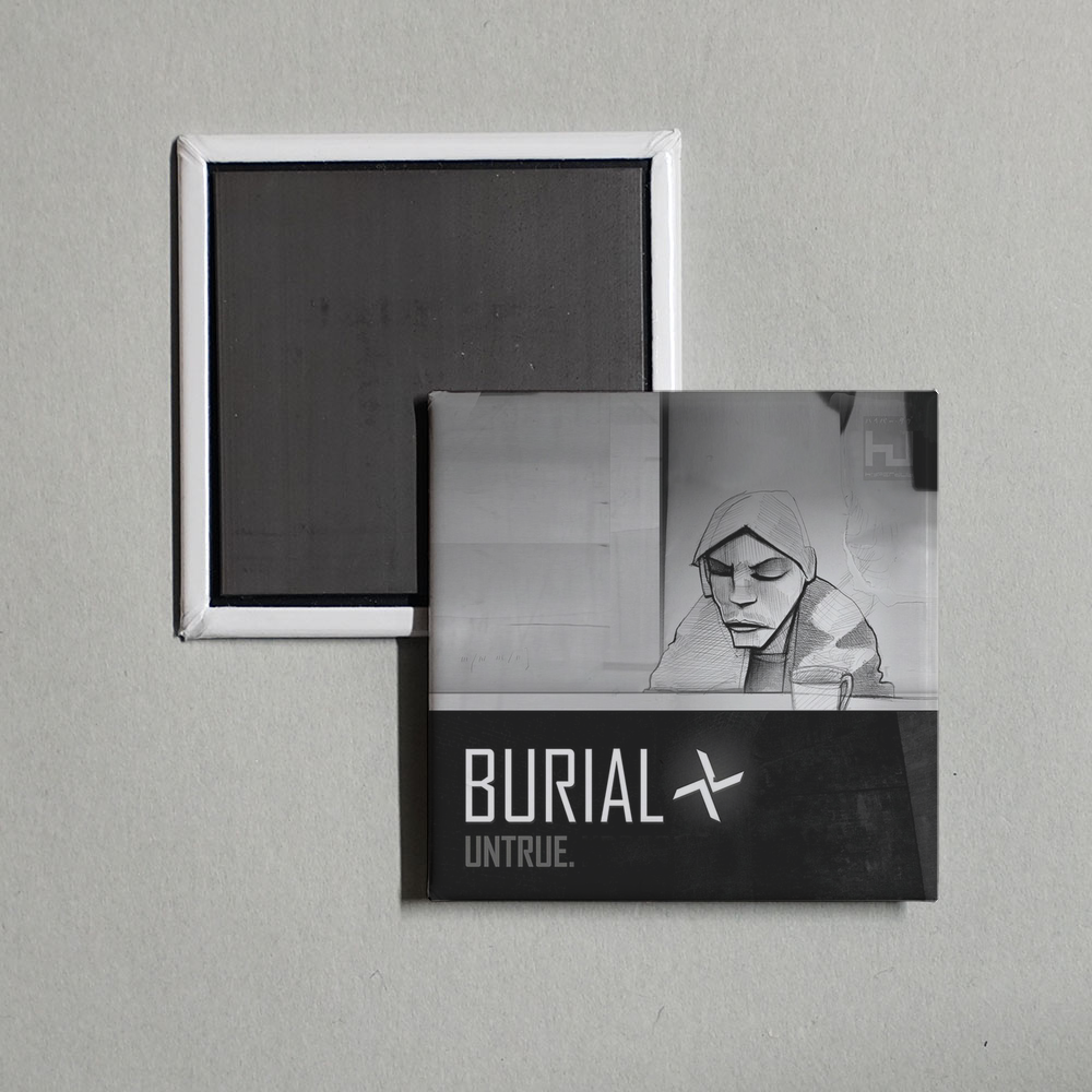Burial - Untrue Album Cover Fridge Magnet
