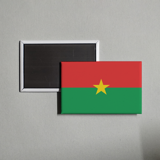 Burkina Faso Flag Fridge Magnet
