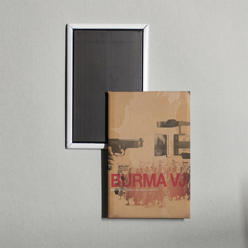 Burma VJ Reporting from a Closed Country Mini Movie Fridge Magnet
