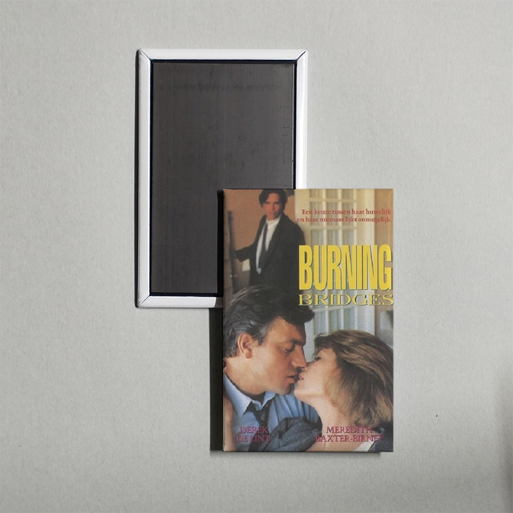 Burning Bridges Mini Movie Fridge Magnet