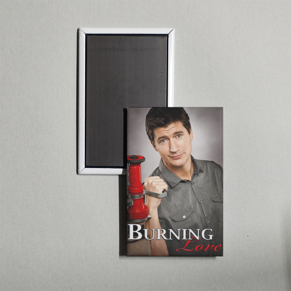 Burning Love TV Show Fridge Magnet