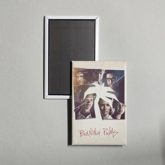 Burning Palms Mini Movie Fridge Magnet