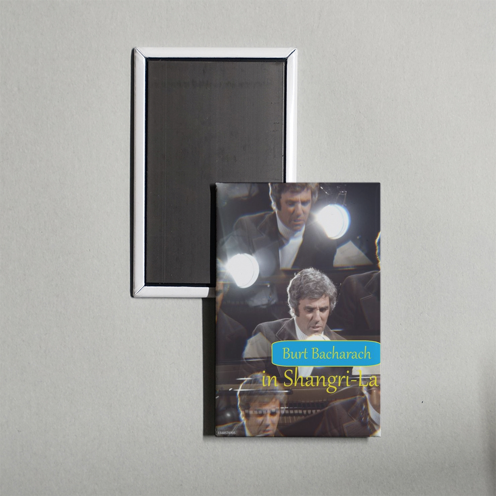 Burt Bacharach in Shangri-La Mini Movie Fridge Magnet