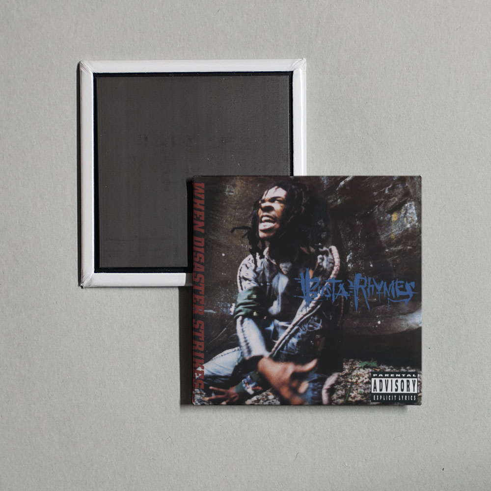 Busta Rhymes - When Disaster Strikes... Album Cover Fridge Magnet