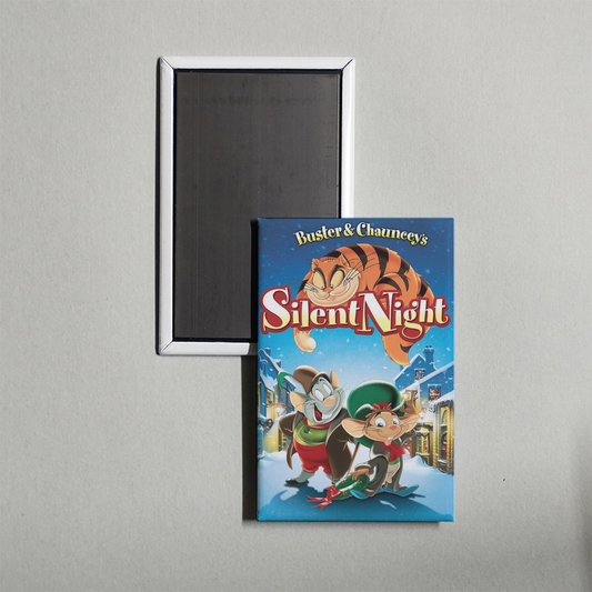 Buster & Chauncey's Silent Night Mini Movie Fridge Magnet