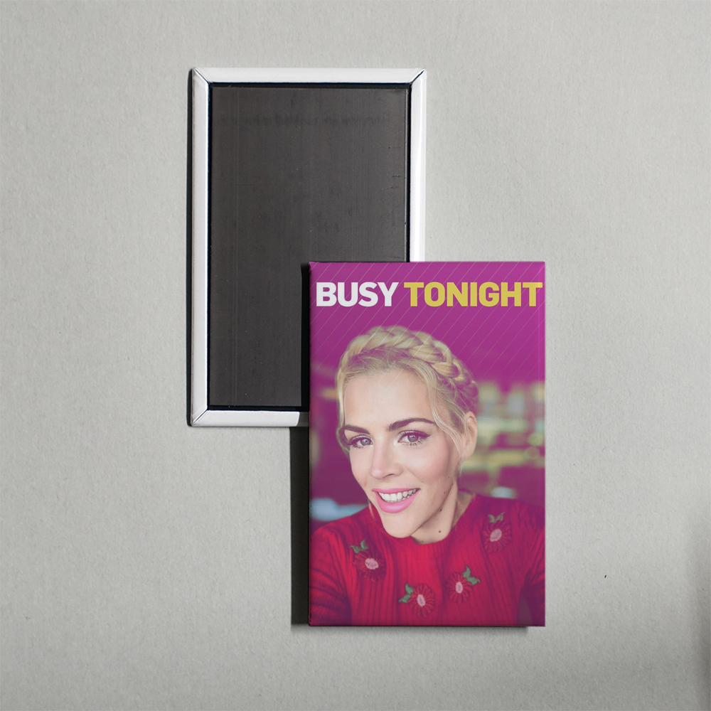 Busy Tonight TV Show Fridge Magnet