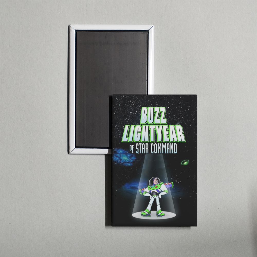 Buzz Lightyear of Star Command TV Show Fridge Magnet