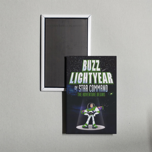 Buzz Lightyear of Star Command The Adventure Begins Mini Movie Fridge Magnet