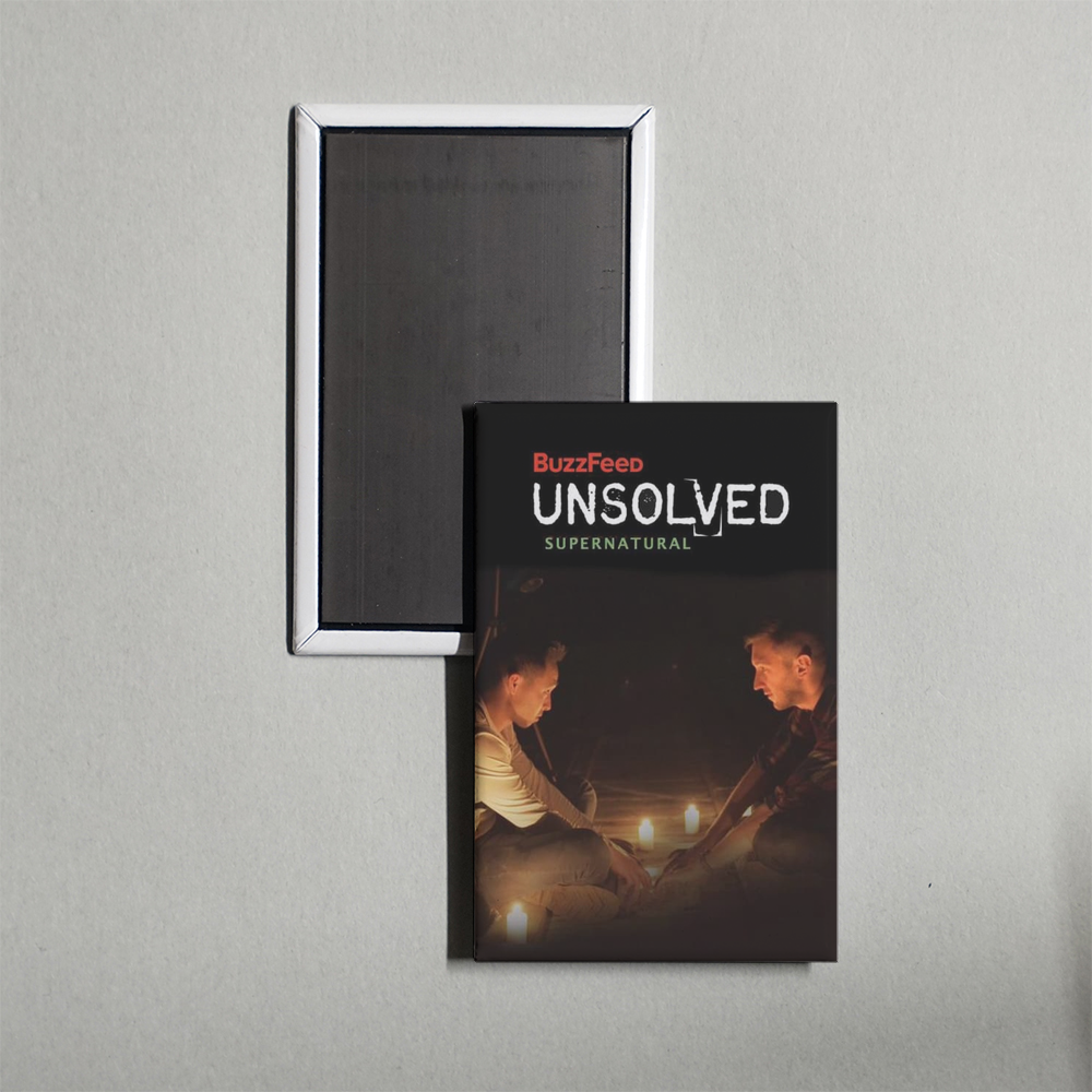 Buzzfeed Unsolved Supernatural TV Show Fridge Magnet