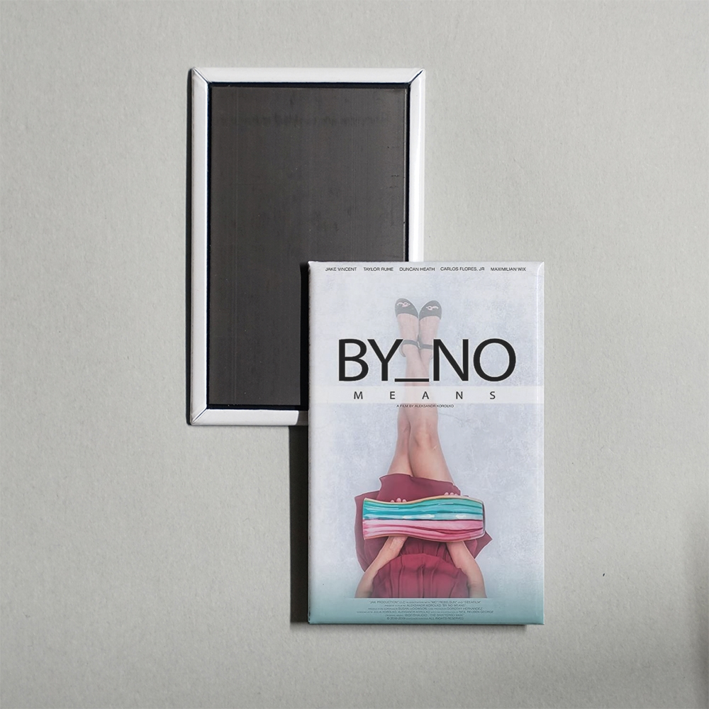 By No Means Mini Movie Fridge Magnet
