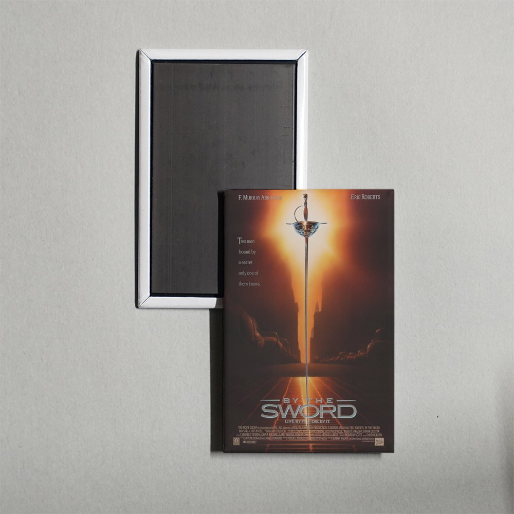 By the Sword Mini Movie Fridge Magnet