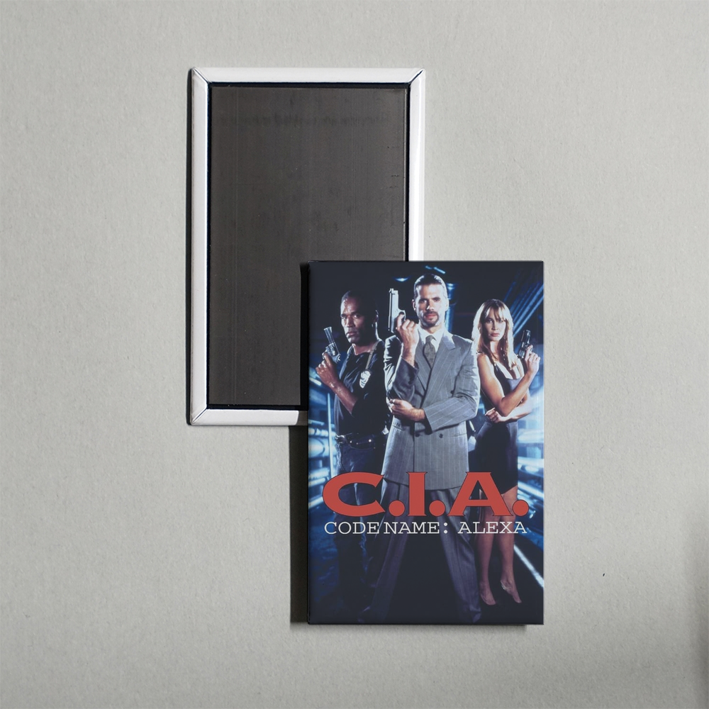 C.I.A. Code Name Alexa Mini Movie Fridge Magnet