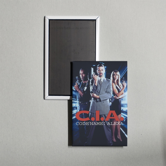 C.I.A. Code Name Alexa Mini Movie Fridge Magnet