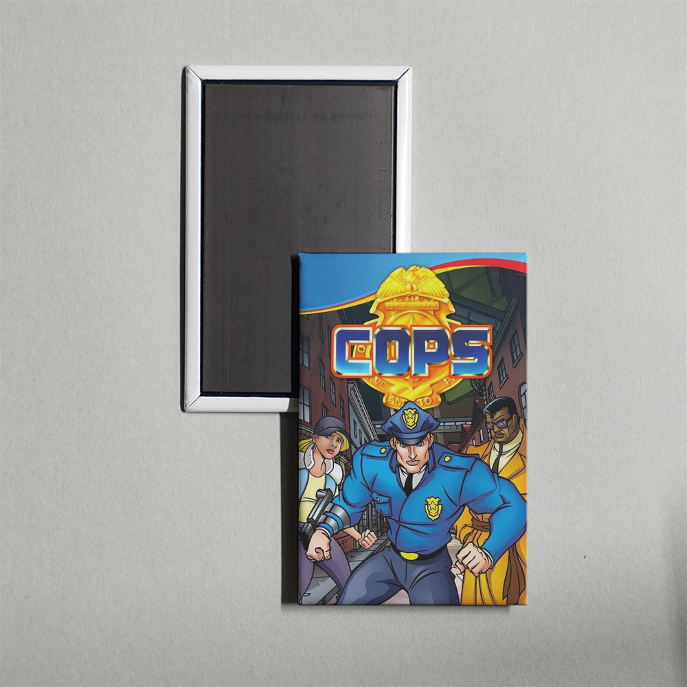 C.O.P.S. TV Show Fridge Magnet