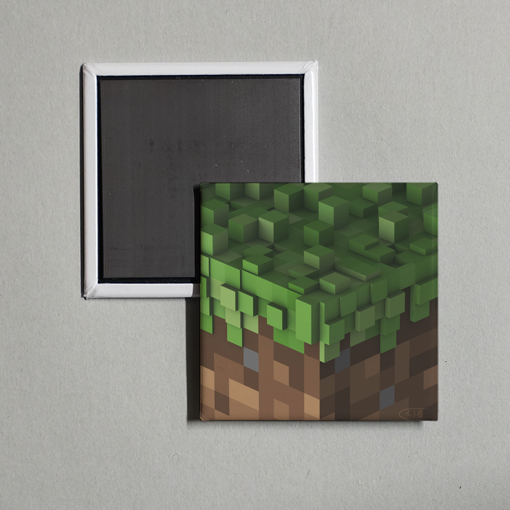 C418 - Minecraft - Volume Alpha Album Cover Fridge Magnet
