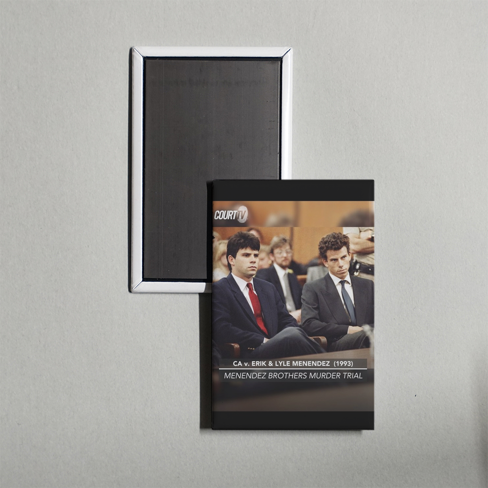 CA v. MENENDEZ TV Show Fridge Magnet
