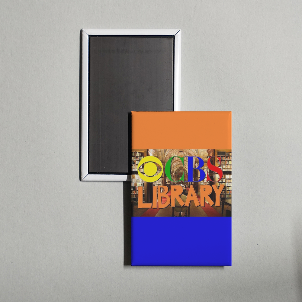 CBS Library TV Show Fridge Magnet
