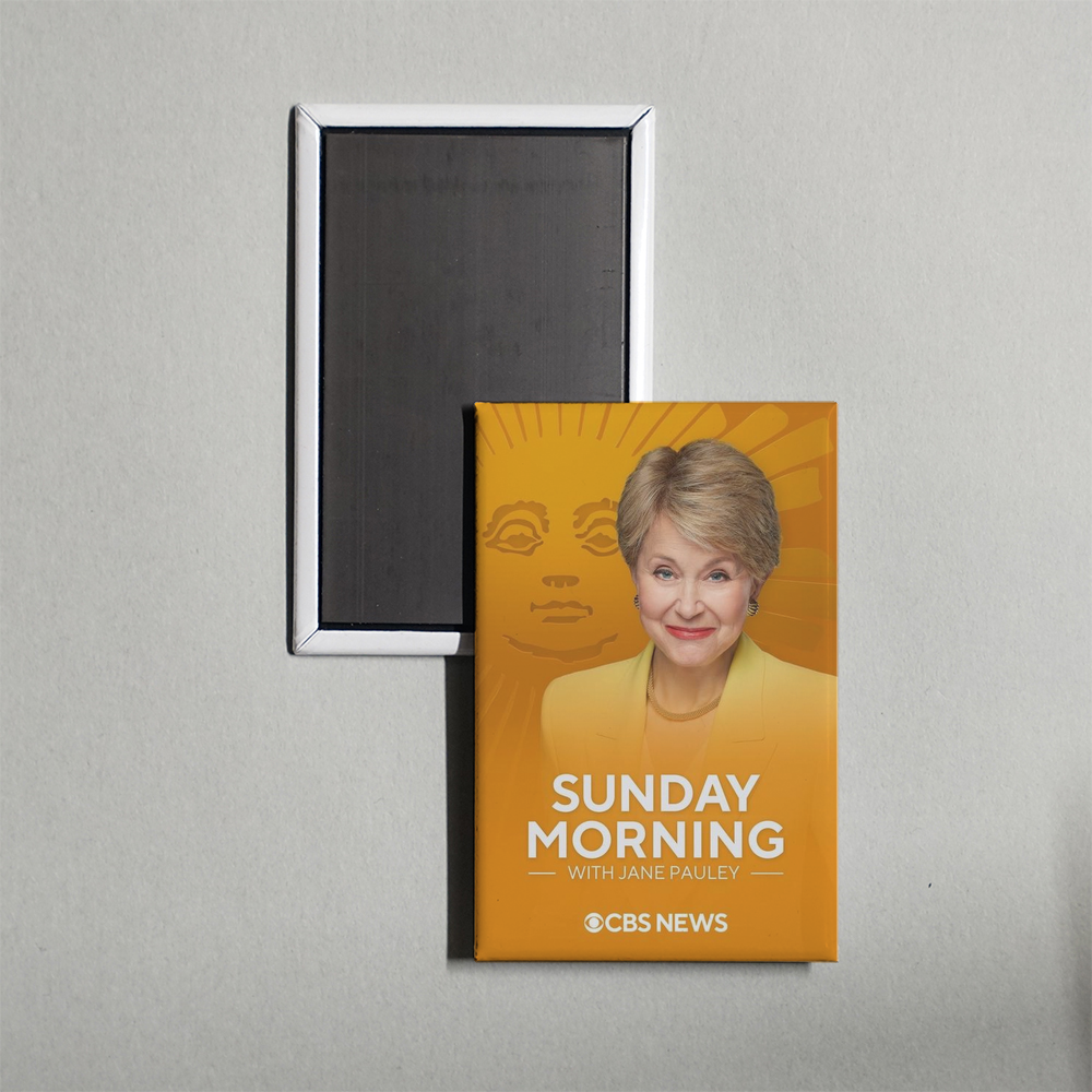 CBS News Sunday Morning TV Show Fridge Magnet