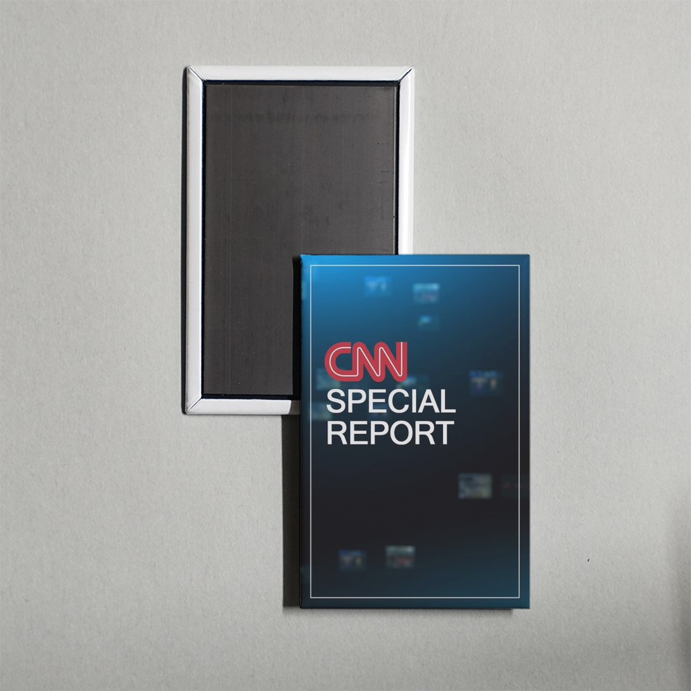 CNN Special Report TV Show Fridge Magnet