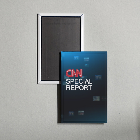 CNN Special Report TV Show Fridge Magnet