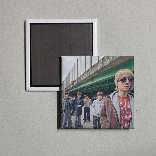 CORTIS - REDRED Album Cover Fridge Magnet