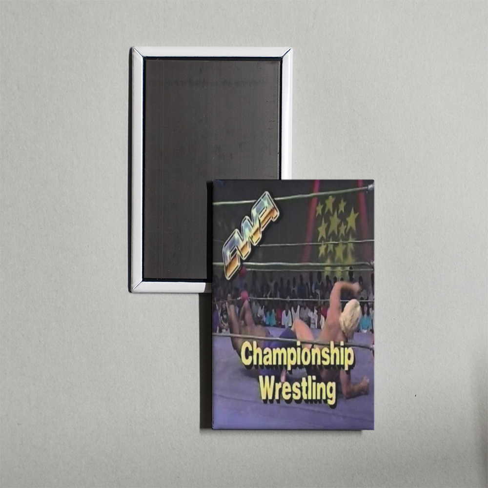 CWA Championship Wrestling TV Show Fridge Magnet