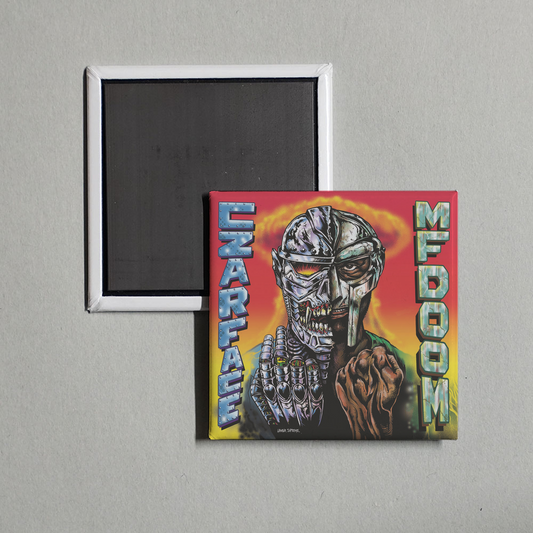 CZARFACE - Czarface Meets Metal Face Album Cover Fridge Magnet
