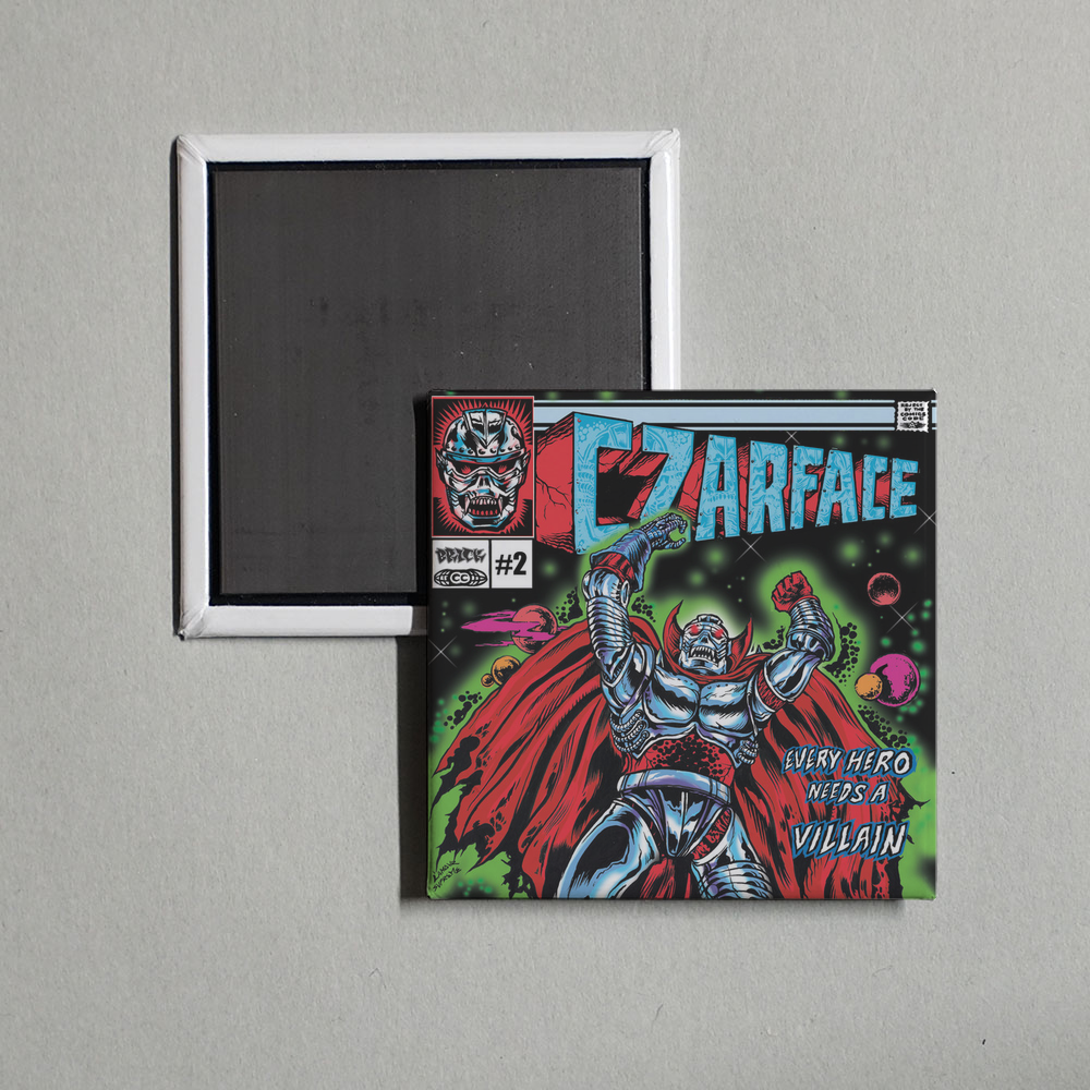 CZARFACE - Every Hero Needs a Villain Album Cover Fridge Magnet