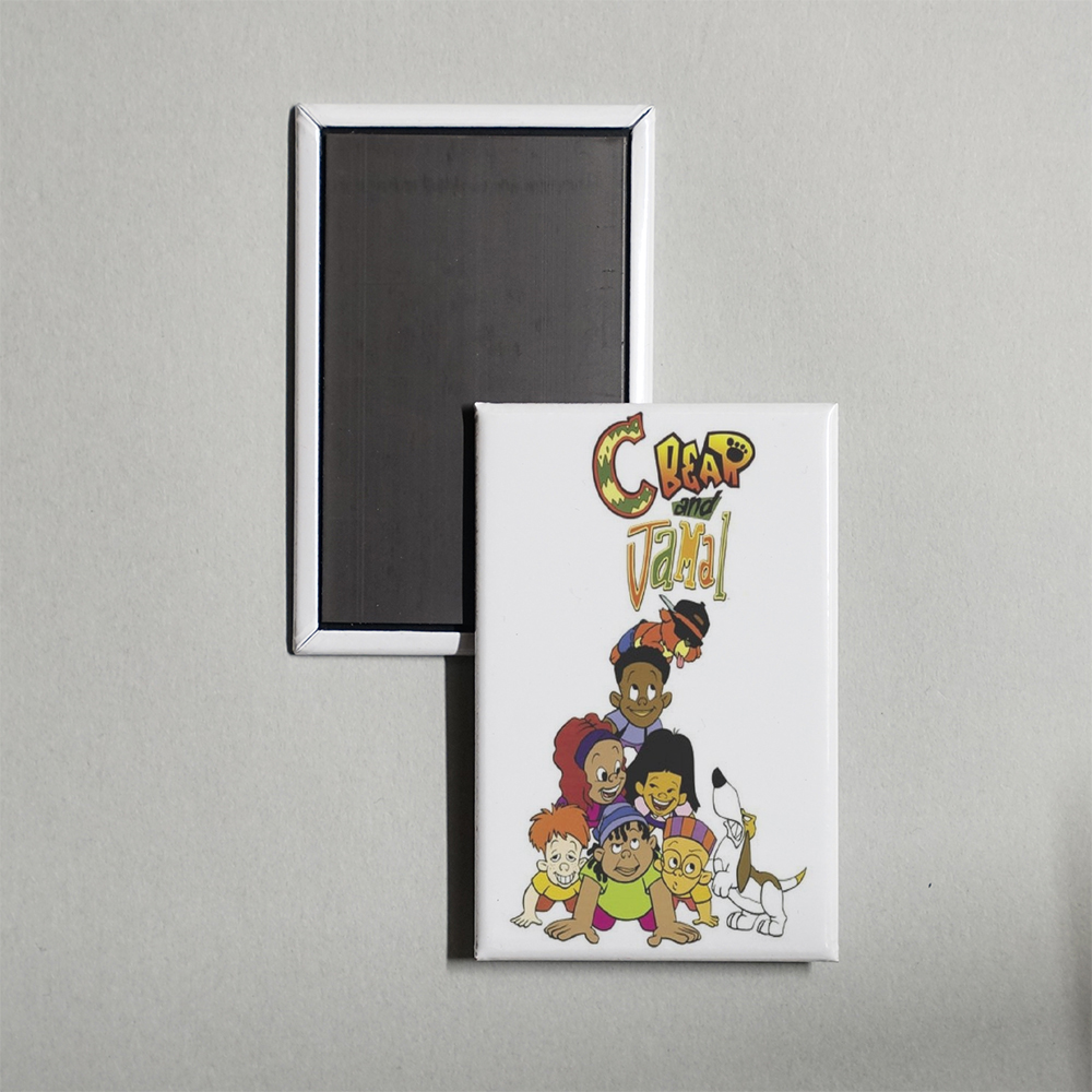 C Bear and Jamal TV Show Fridge Magnet