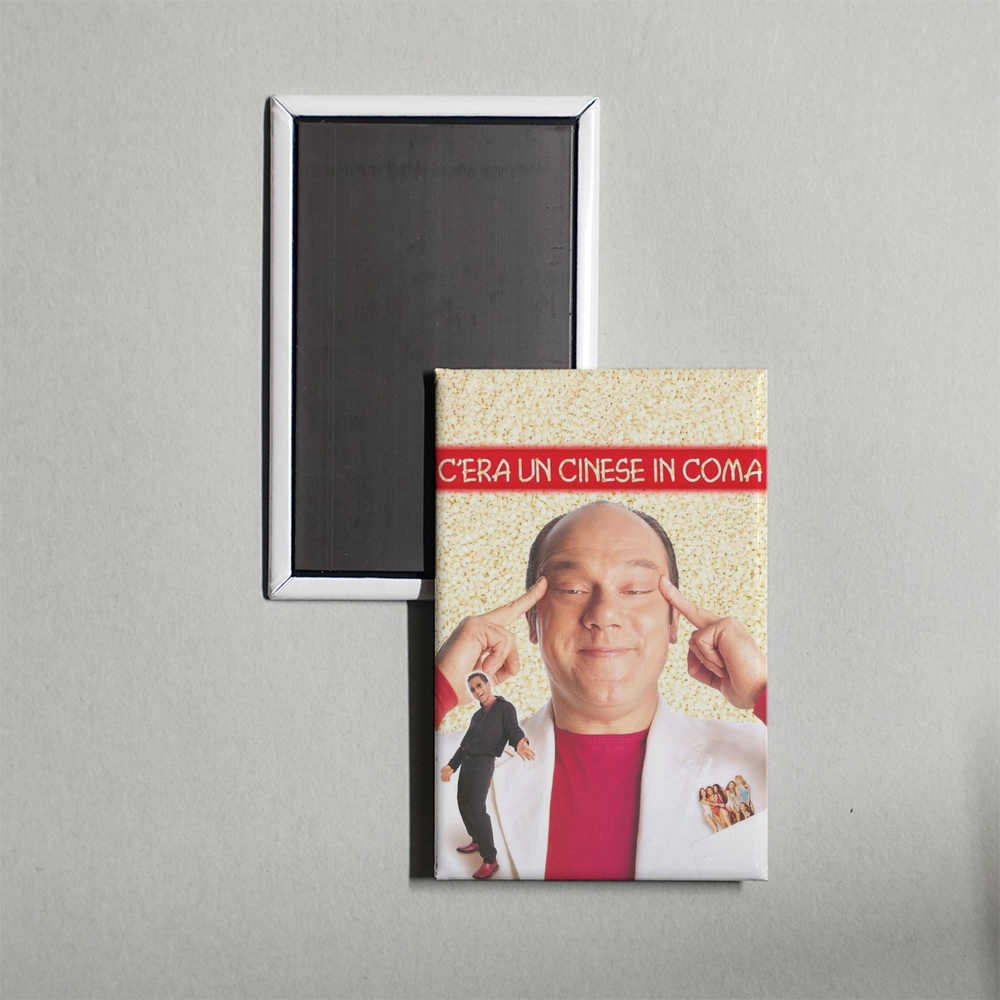 C'era un cinese in coma Mini Movie Fridge Magnet