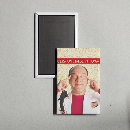 C'era un cinese in coma Mini Movie Fridge Magnet