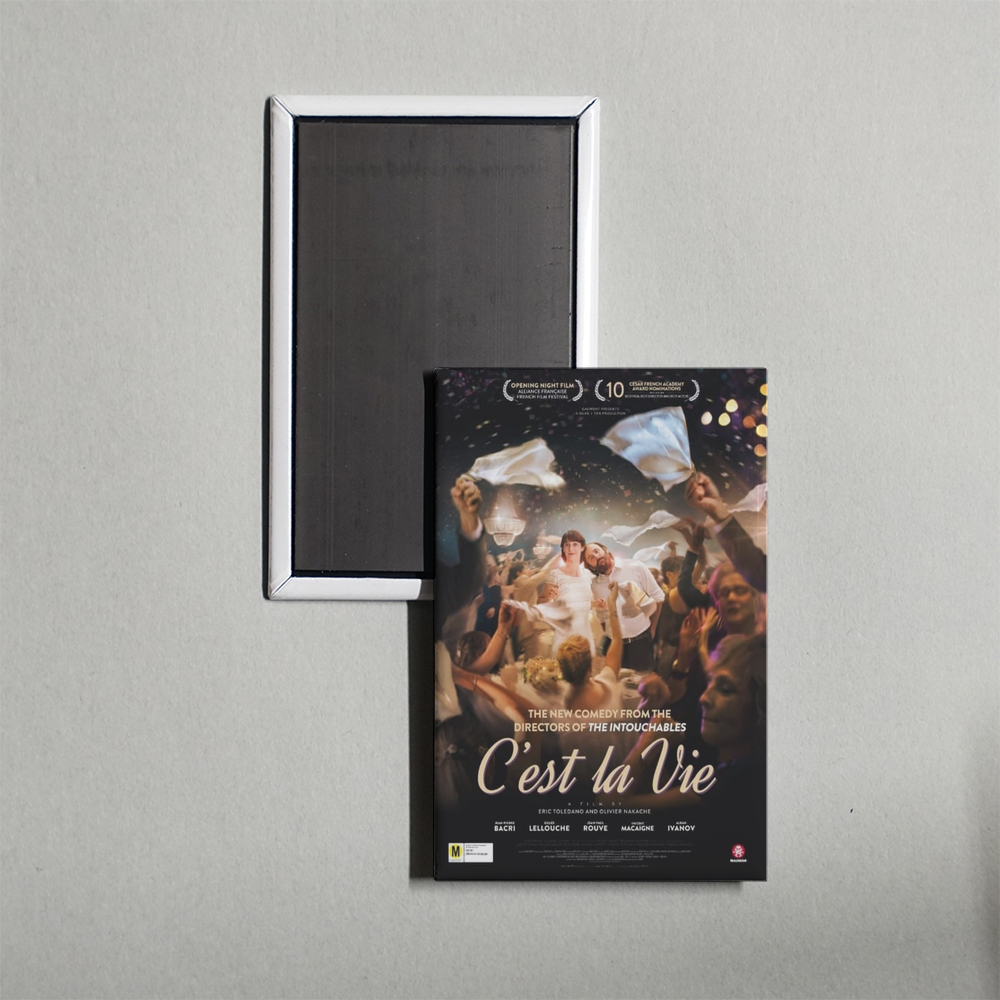 C'est la vie! Mini Movie Fridge Magnet