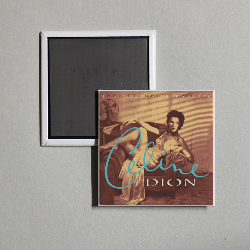 Céline Dion - The Colour Of My Love Album Cover Fridge Magnet