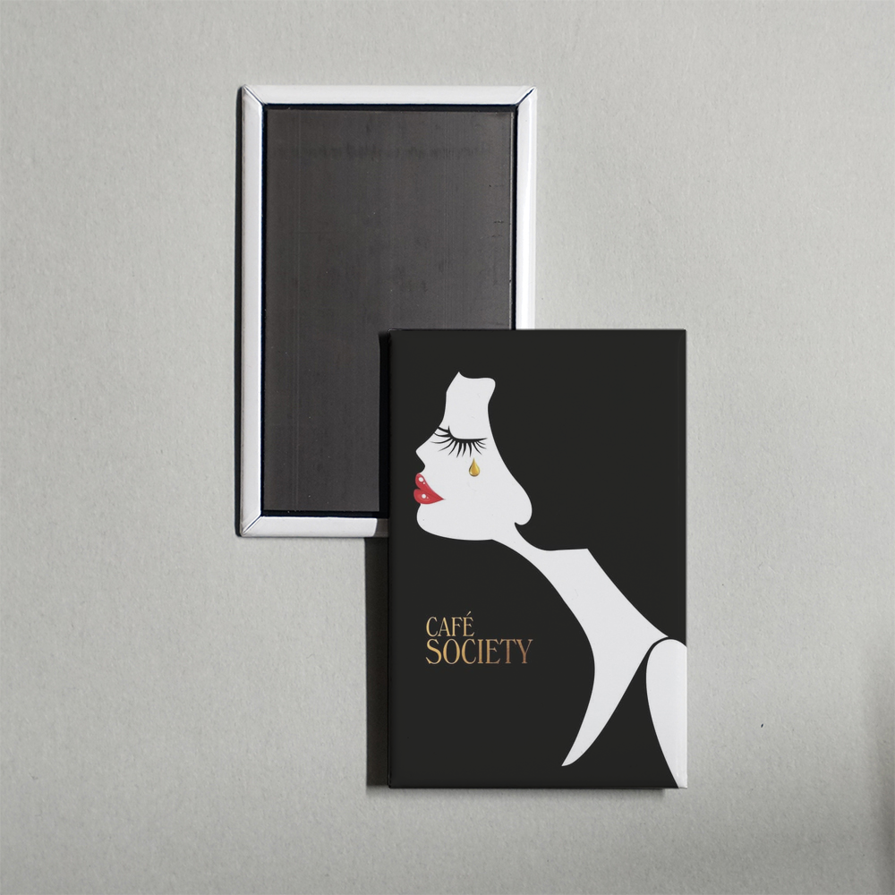 Café Society Mini Movie Fridge Magnet