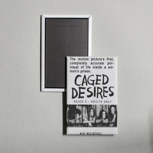 Caged Desires Mini Movie Fridge Magnet