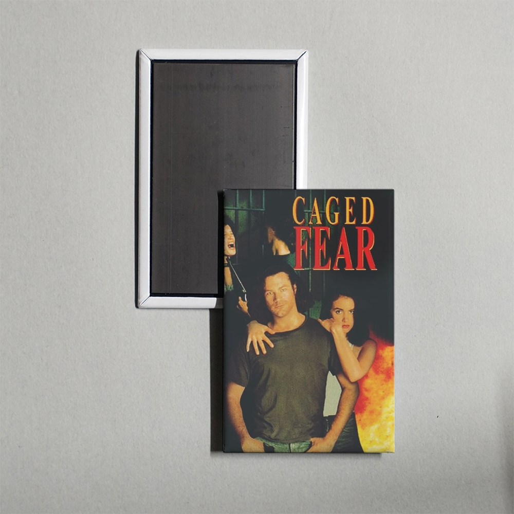 Caged Fear Mini Movie Fridge Magnet