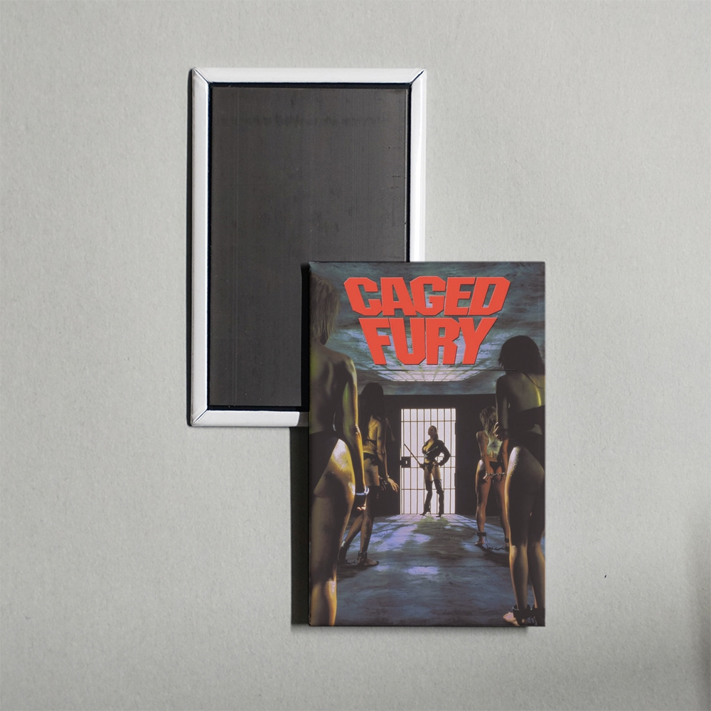 Caged Fury Mini Movie Fridge Magnet
