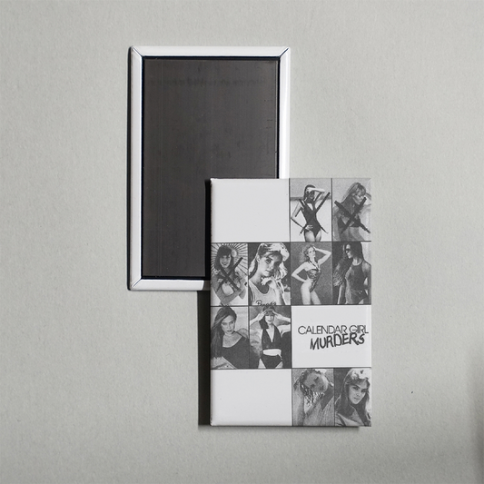 Calendar Girl Murders Mini Movie Fridge Magnet