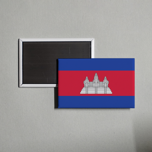 Cambodia Flag Fridge Magnet