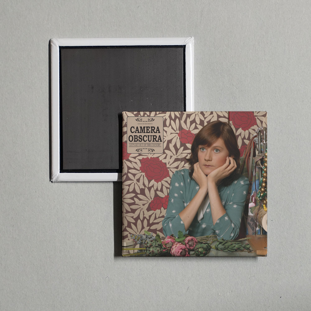 Camera Obscura - Let's Get Out Of This Country Album Cover Fridge Magnet