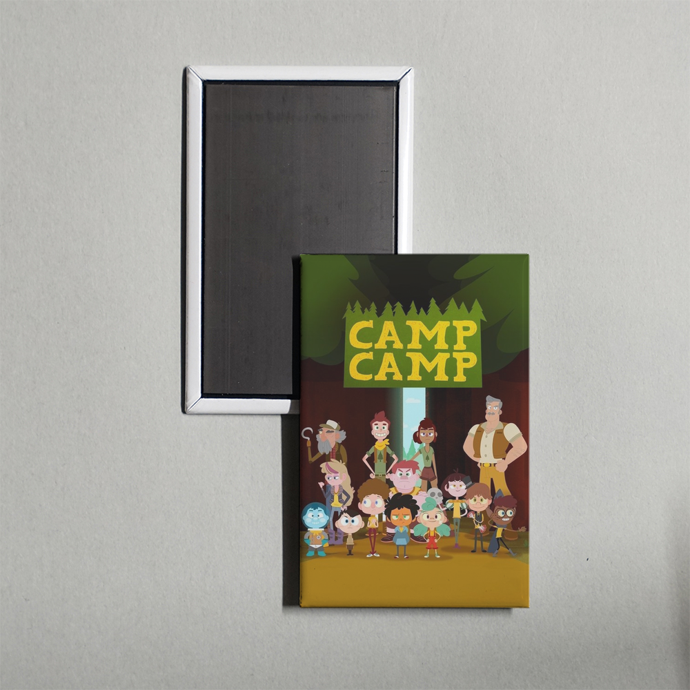 Camp Camp TV Show Fridge Magnet